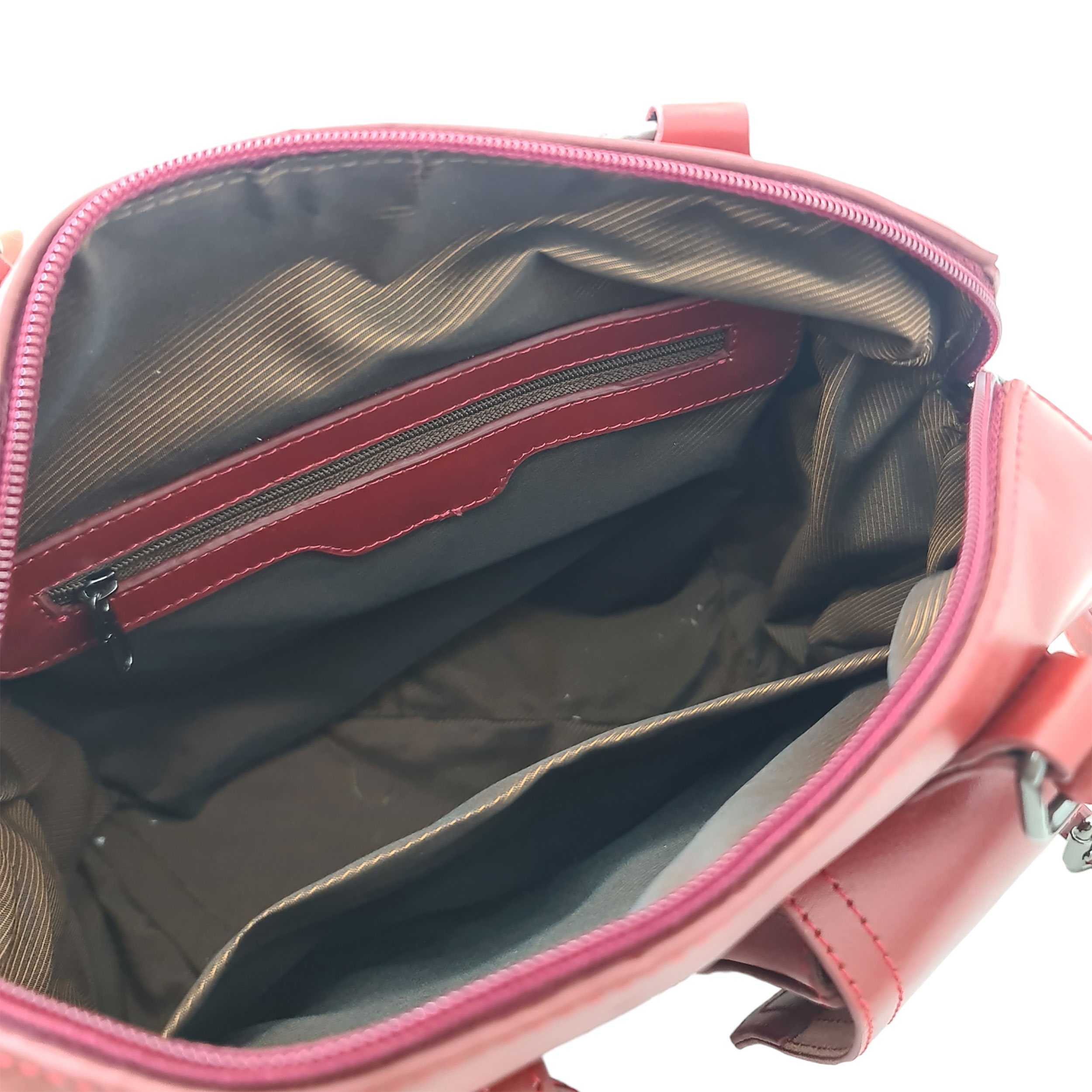 کوله پشتی 3 کاره زنانه چرم رادل مدل فلورا کد B_0028 - تصویر 4