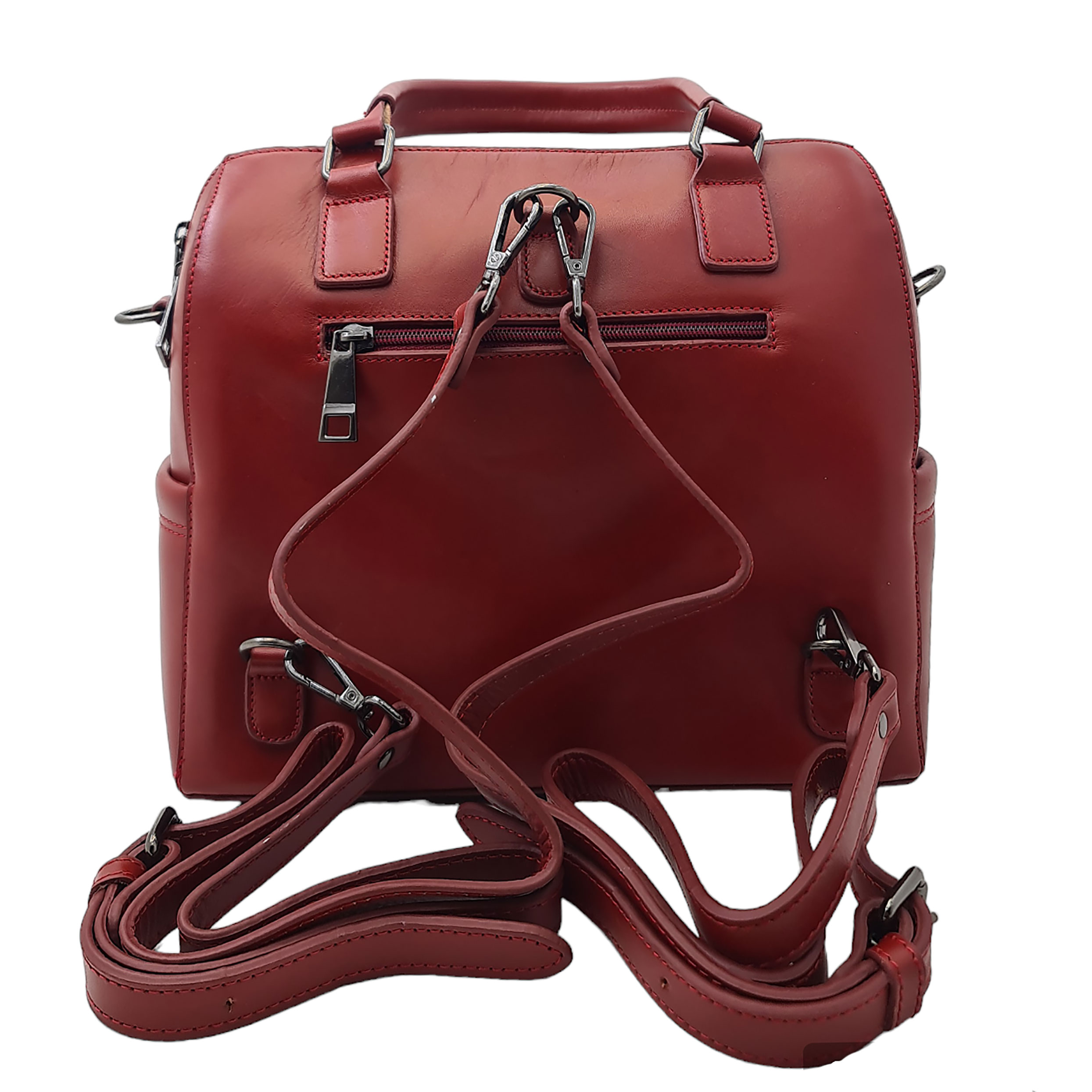 کوله پشتی 3 کاره زنانه چرم رادل مدل فلورا کد B_0028 - تصویر 8